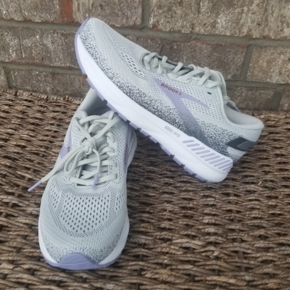 Brooks Ariel 24  GRAY Running Shoes (W 9.5B) Comfort Walking Sneakers 1204141B08 - Picture 2 of 9